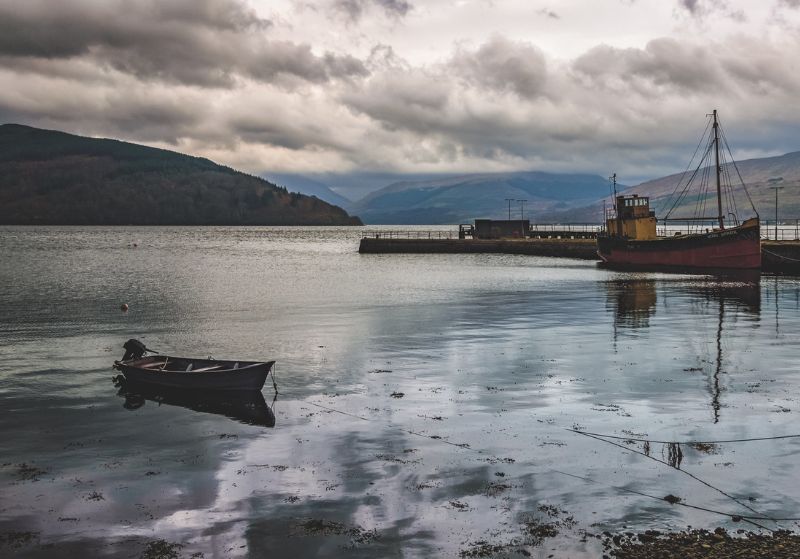 Loch Fyne, from Inveraray's shore